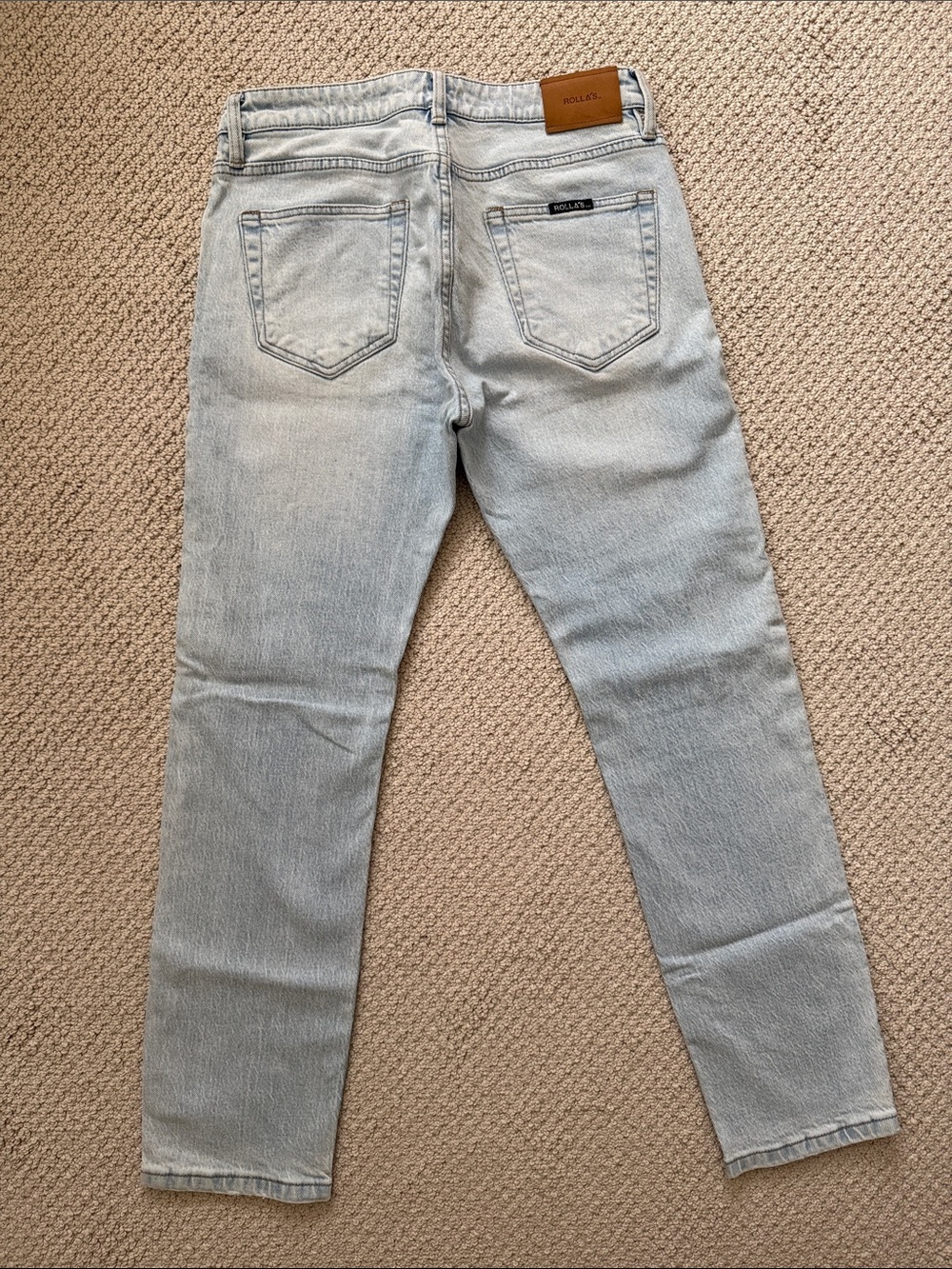 ROLLA'S Relaxo - Men's Light Wash Relaxed Jeans - Picture 5 of 6